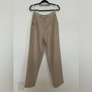 J. Crew silk and linen pants size 12